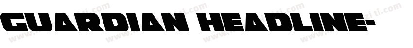 Guardian Headline字体转换